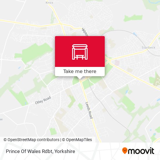 Prince Of Wales Rdbt map