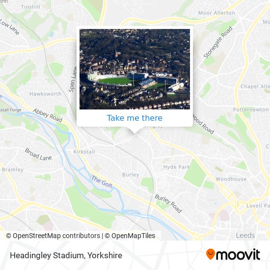 Headingley Stadium map