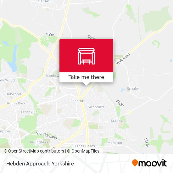 Hebden Approach map