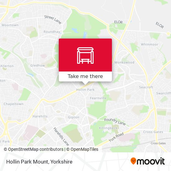Hollin Park Mount map