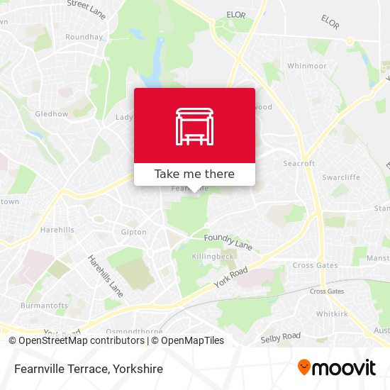 Fearnville Terrace map