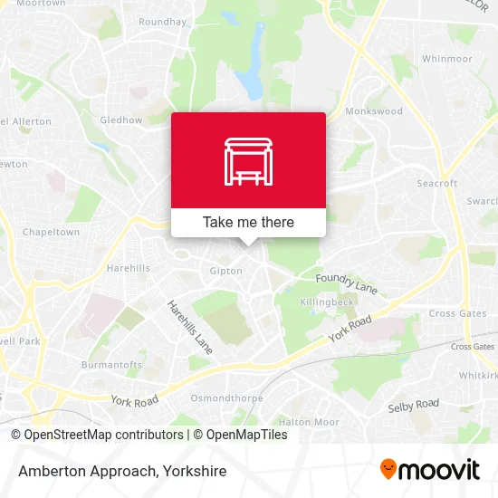 Amberton Approach map