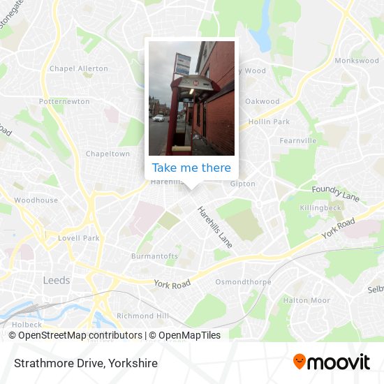 Strathmore Drive map