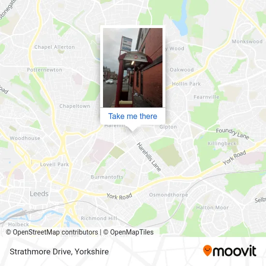 Strathmore Drive map