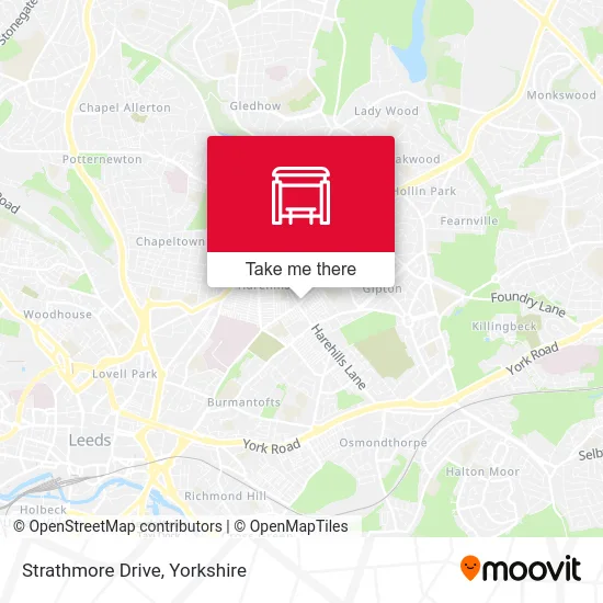 Strathmore Drive map