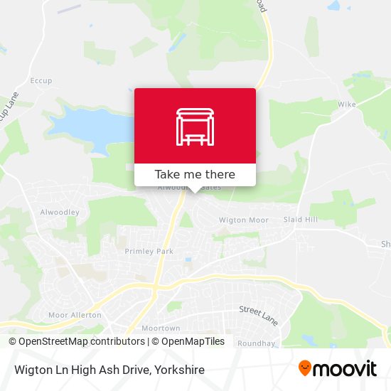 Wigton Ln High Ash Drive map