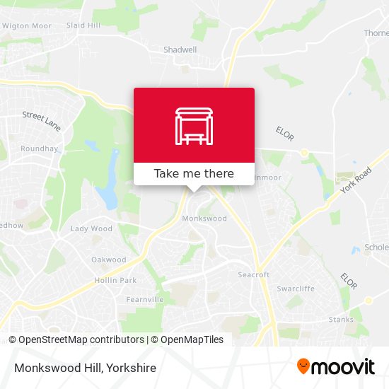 Monkswood Hill map