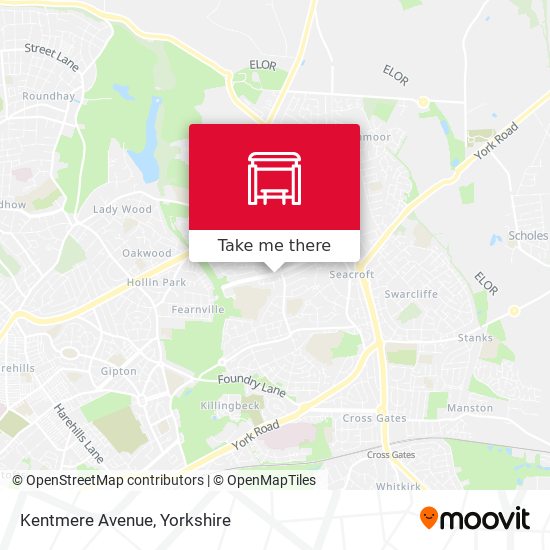 Kentmere Avenue map