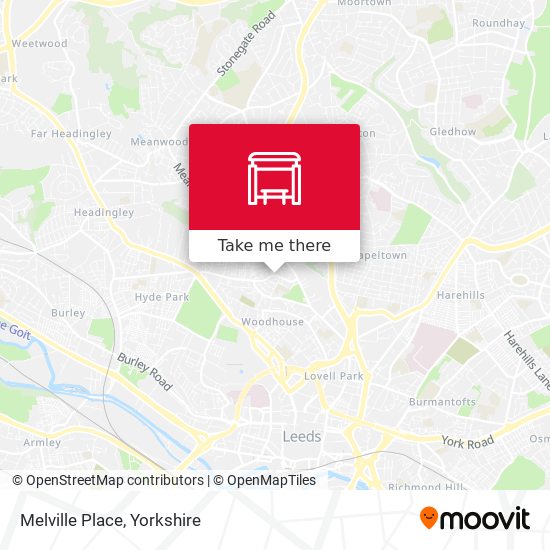 Melville Place map