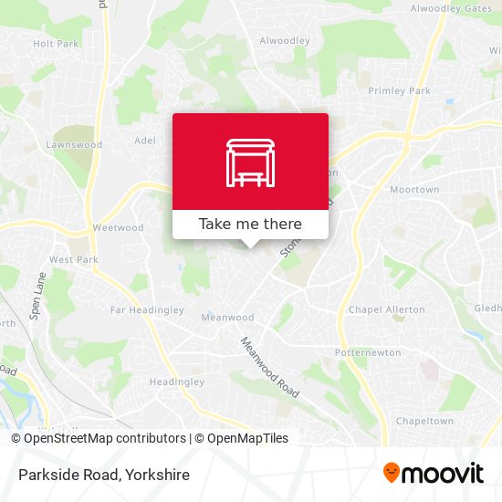 Parkside Road map