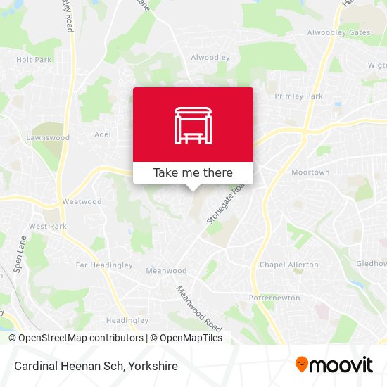 Cardinal Heenan Sch map