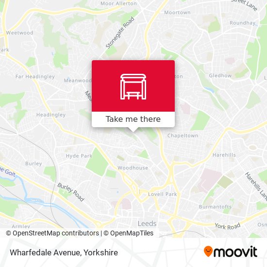 Wharfedale Avenue map