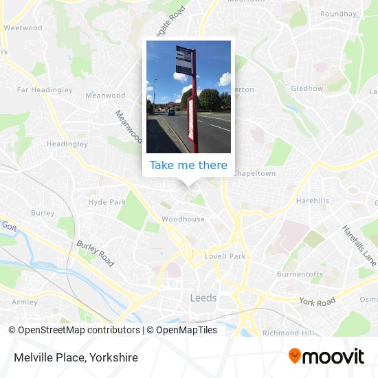 Melville Place map
