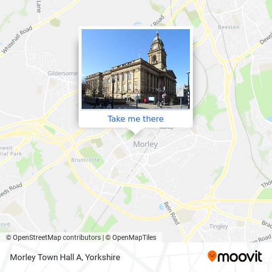 Morley Town Hall A map