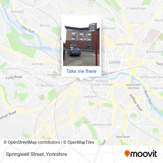 Springwell Street map