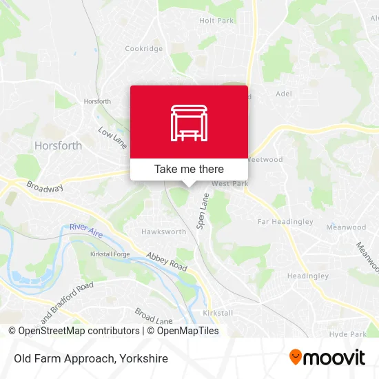 Old Farm Approach map