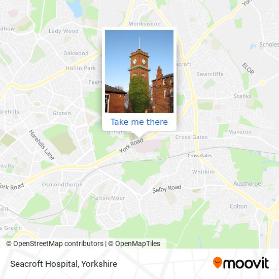 Seacroft Hospital map