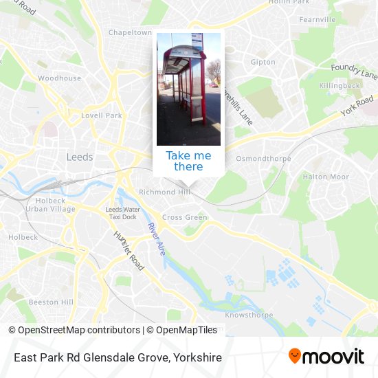 East Park Rd Glensdale Grove map