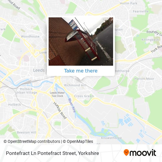 Pontefract Ln Pontefract Street map