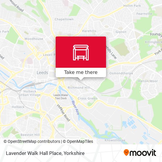 Lavender Walk Hall Place map