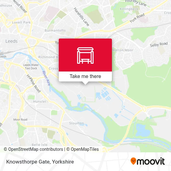Knowsthorpe Gate map