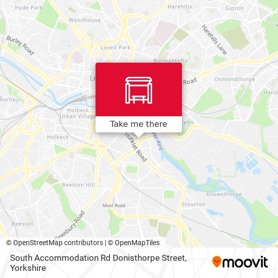 South Accommodation Rd Donisthorpe Street map