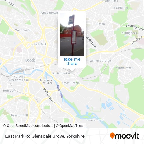 East Park Rd Glensdale Grove map