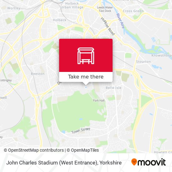 John Charles Stadium (West Entrance) map