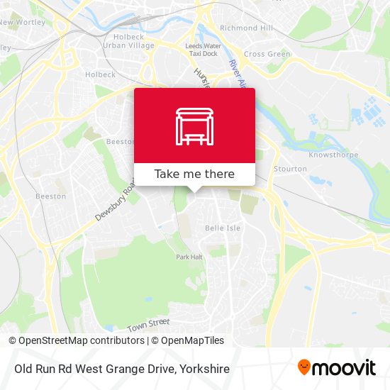 Old Run Rd West Grange Drive map