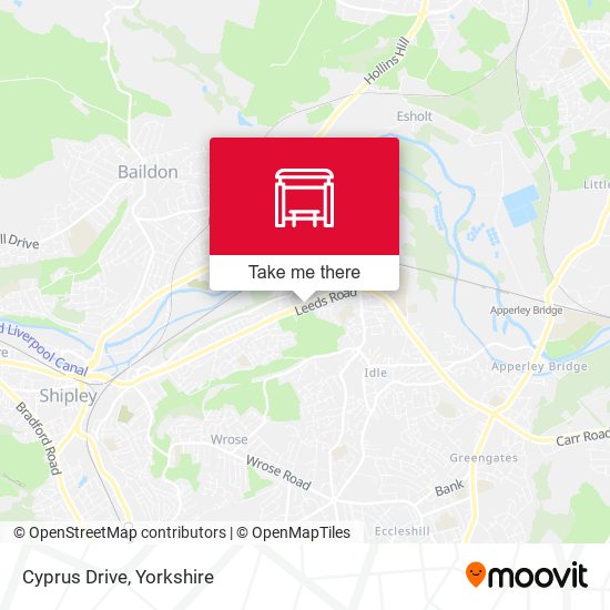 Cyprus Drive map