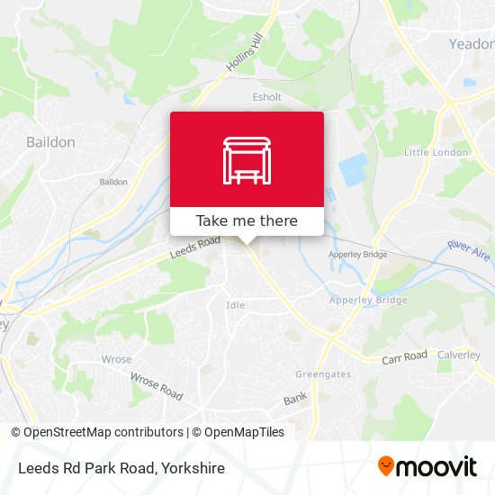 Leeds Rd Park Road map