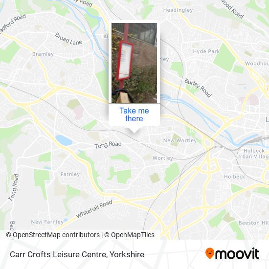 Carr Crofts Leisure Centre map