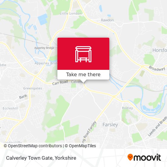 Calverley Town Gate map