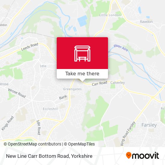 New Line Carr Bottom Road map