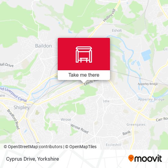 Cyprus Drive map
