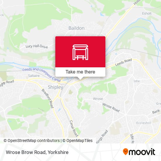 Wrose Brow Road map