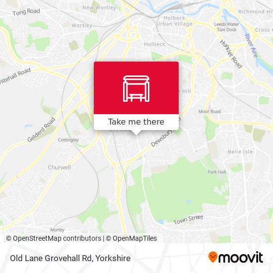 Old Lane Grovehall Rd map
