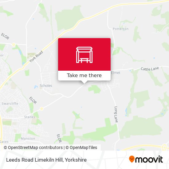 Leeds Road Limekiln Hill map