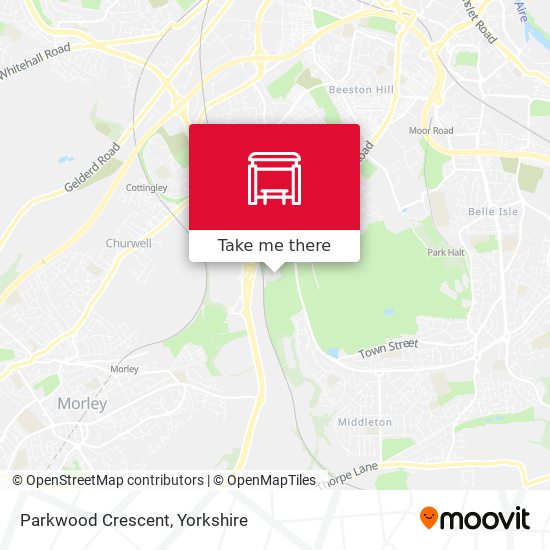 Parkwood Crescent map