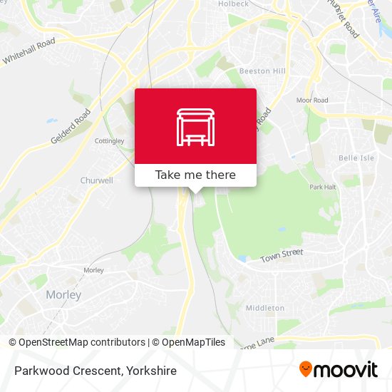Parkwood Crescent map