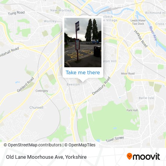 Old Lane Moorhouse Ave map