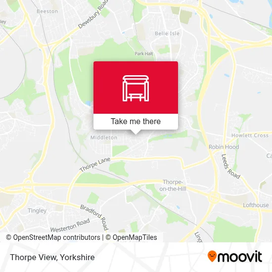 Thorpe View map