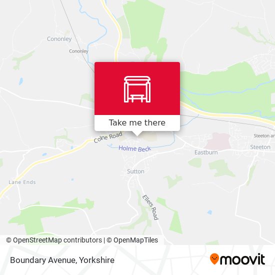Boundary Avenue map