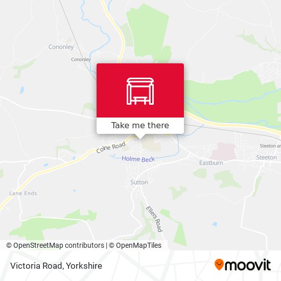 Victoria Road map