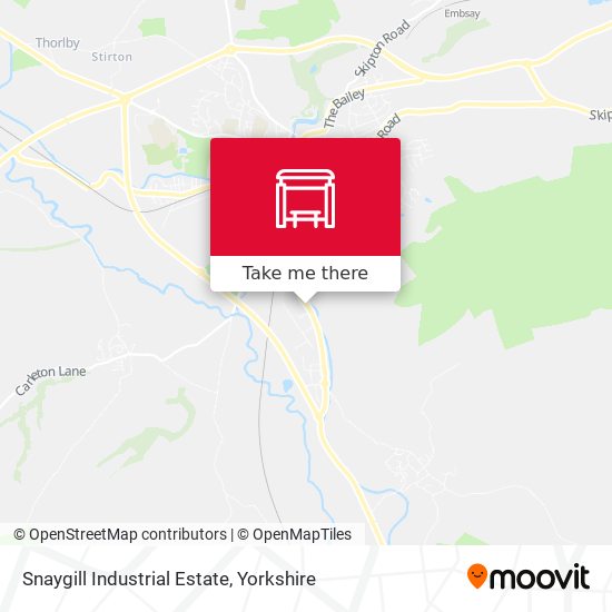 Snaygill Industrial Estate map