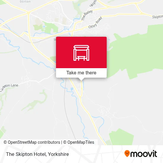 The Skipton Hotel map