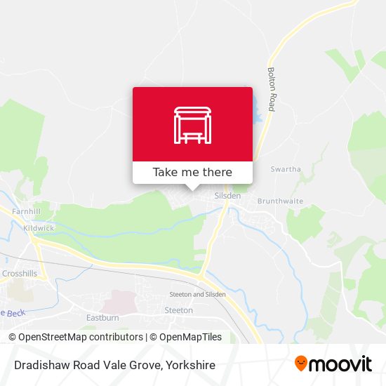 Dradishaw Road Vale Grove map