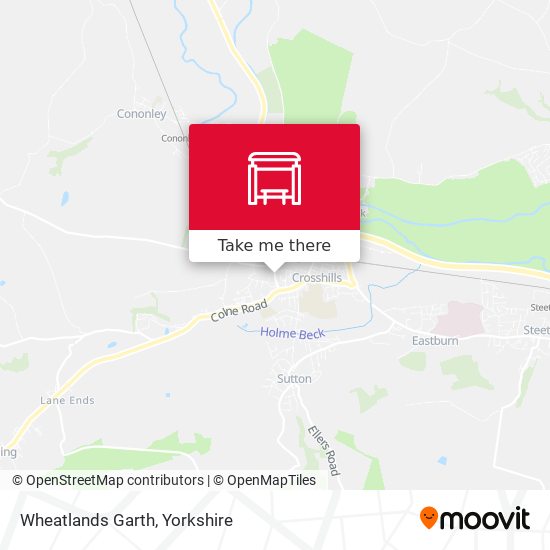 Wheatlands Garth map