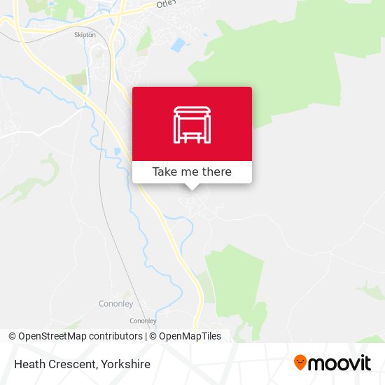 Heath Crescent map