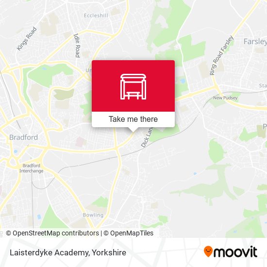 Laisterdyke Academy map